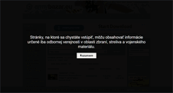 Desktop Screenshot of chladne-zbrane.armybazar.eu